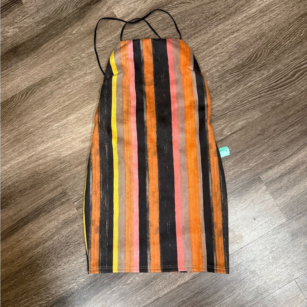 French Kyss Multicolor Striped Dress